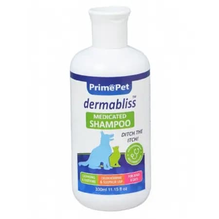 PrimePet Dermabliss Medicated Shampoo – Anti-Fungal & Anti-Bacterial